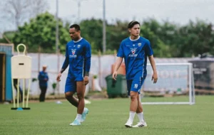 Suasana Latihan Perdana Persib