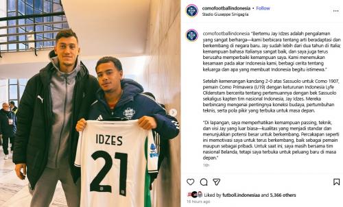 Jay Idzes Jadi Motivasi